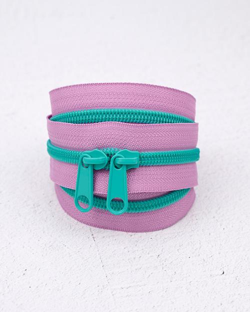 30" Handbag Zipper Mermaid Mist Purple/Teal