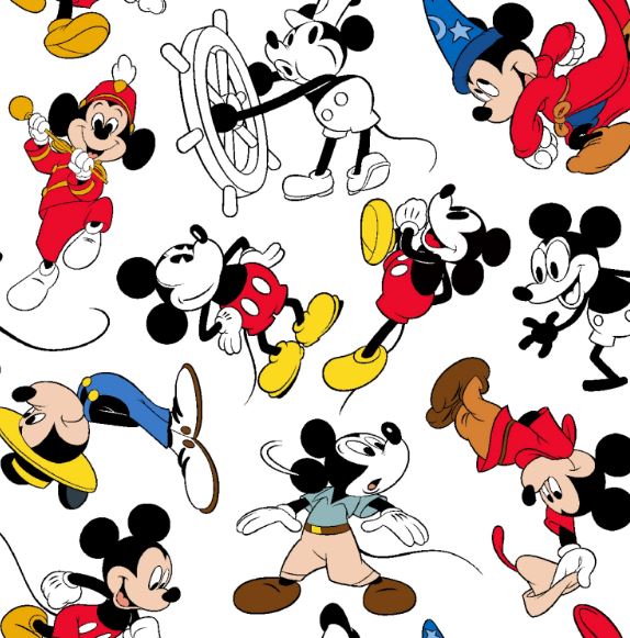 Mickey Mouse Cotton Fabric