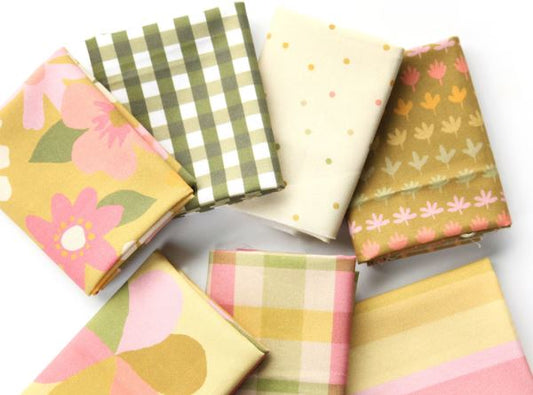 Flower Market Fat Quarter, flat pack by Paint Brush Studio.