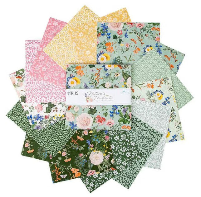 Nature's Portrait Layer Cake 10" Squares by Riley Blake