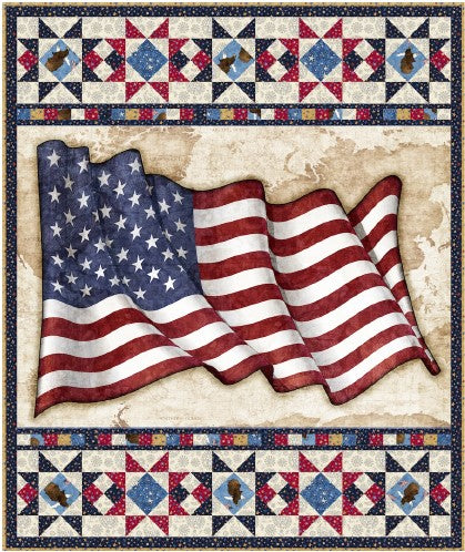 Old Glory PDF Download Quilt Pattern by Pine Tree Country Quilts