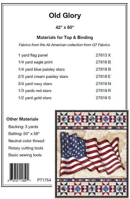 Old Glory PDF Download Quilt Pattern by Pine Tree Country Quilts