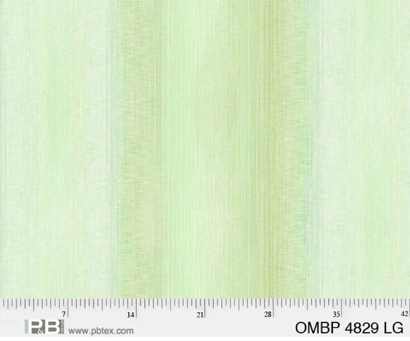 Ombre Light Green 108" Wide Backing