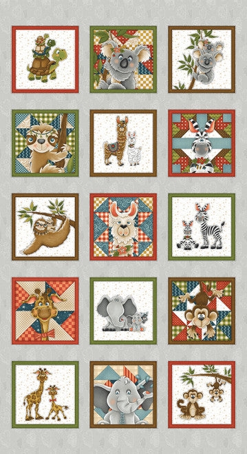 Our Greatest Gift Blocks Fabric Panel