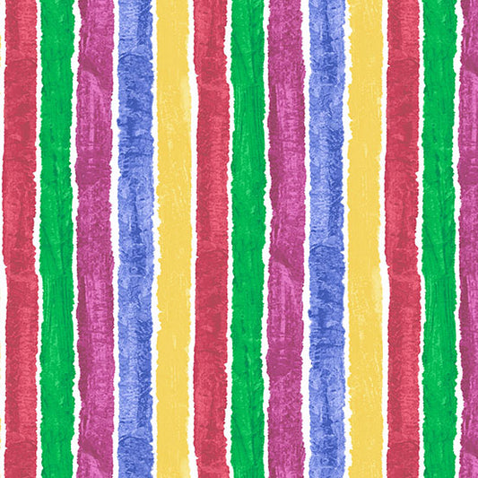 Stripe Cotton Fabric from A Very Hungry Caterpillar Collection by Eric Carle