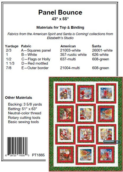 Panel Bounce PDF Download Quilt Pattern by Pine Tree Country Quilts