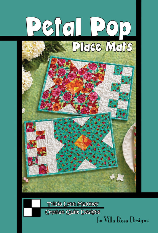 Petal Pop Placemats PDF Pattern by Villa Rosa Designs