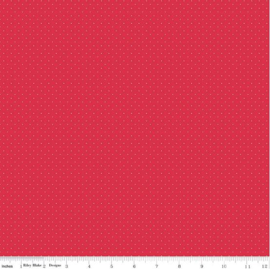 American Jane Pindots Cherry cotton fabric