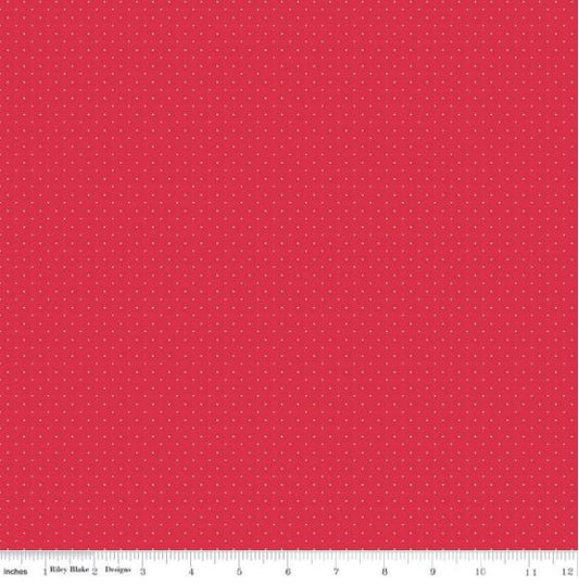 American Jane Pindots Cherry cotton fabric