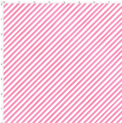 Pink Baby Bias Stripe on White BackgroundFabric