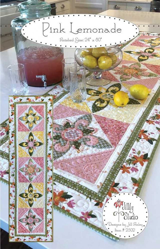 Pink Lemonade Quilt Table Runner Pattern