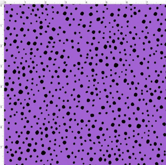 Pepper Dots Purple Fabric by Loralie Designs