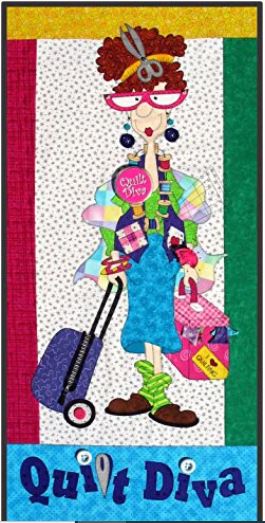 Quilt Diva Quilt Wall Hanging Pattern by Amy Bradley