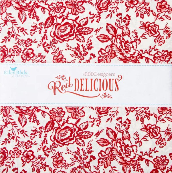 Red Delicious Layer Cake 10" Squares by Riley Blake