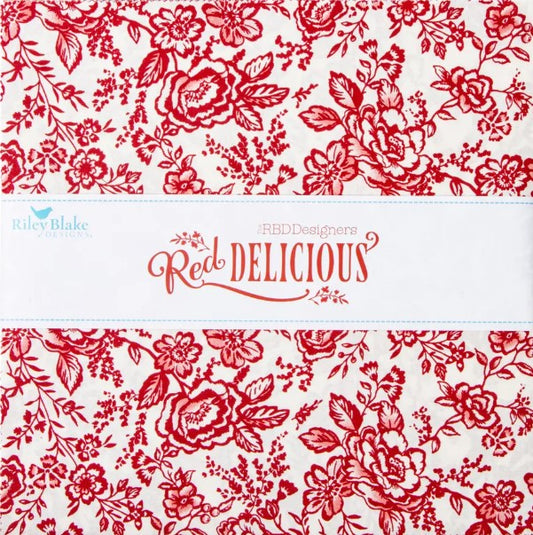 Red Delicious Layer Cake 10" Squares by Riley Blake