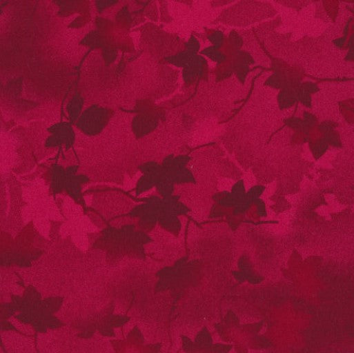 Red Ivy Wide Backing Fabric