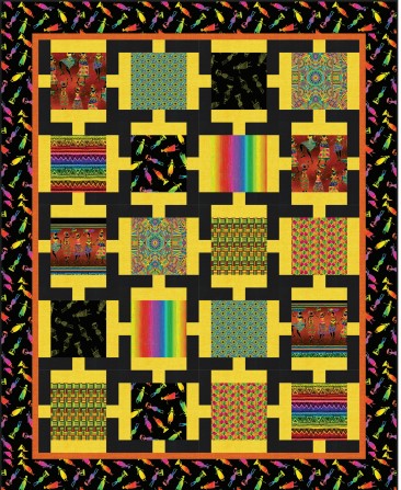 Round About PDF Quilt Pattern by Quilting Renditions