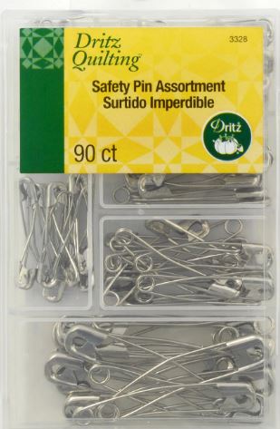 Curved Safety Pin Assortment 90Ct by Dritz