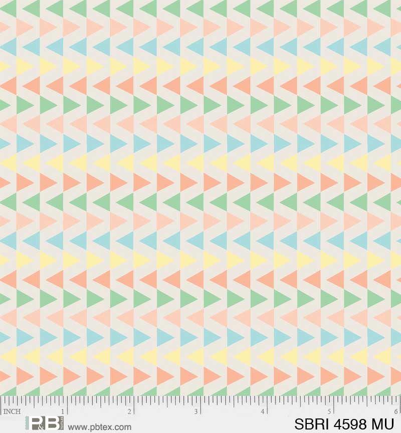 Start Bright Flag Stripe Cotton Fabric by PB Textiles *
