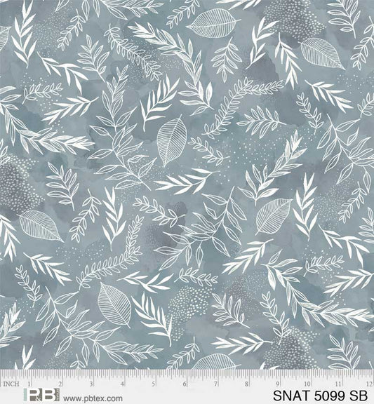 Serene Nature Blue cotton fabric From P & B Textiles *