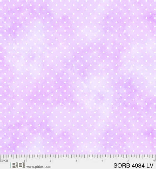 Violet Sorbet Pin Dot Cotton Fabric