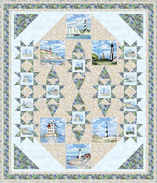 Seaside Sentinels Quilt Pattern by Pine Tree Country Quilts