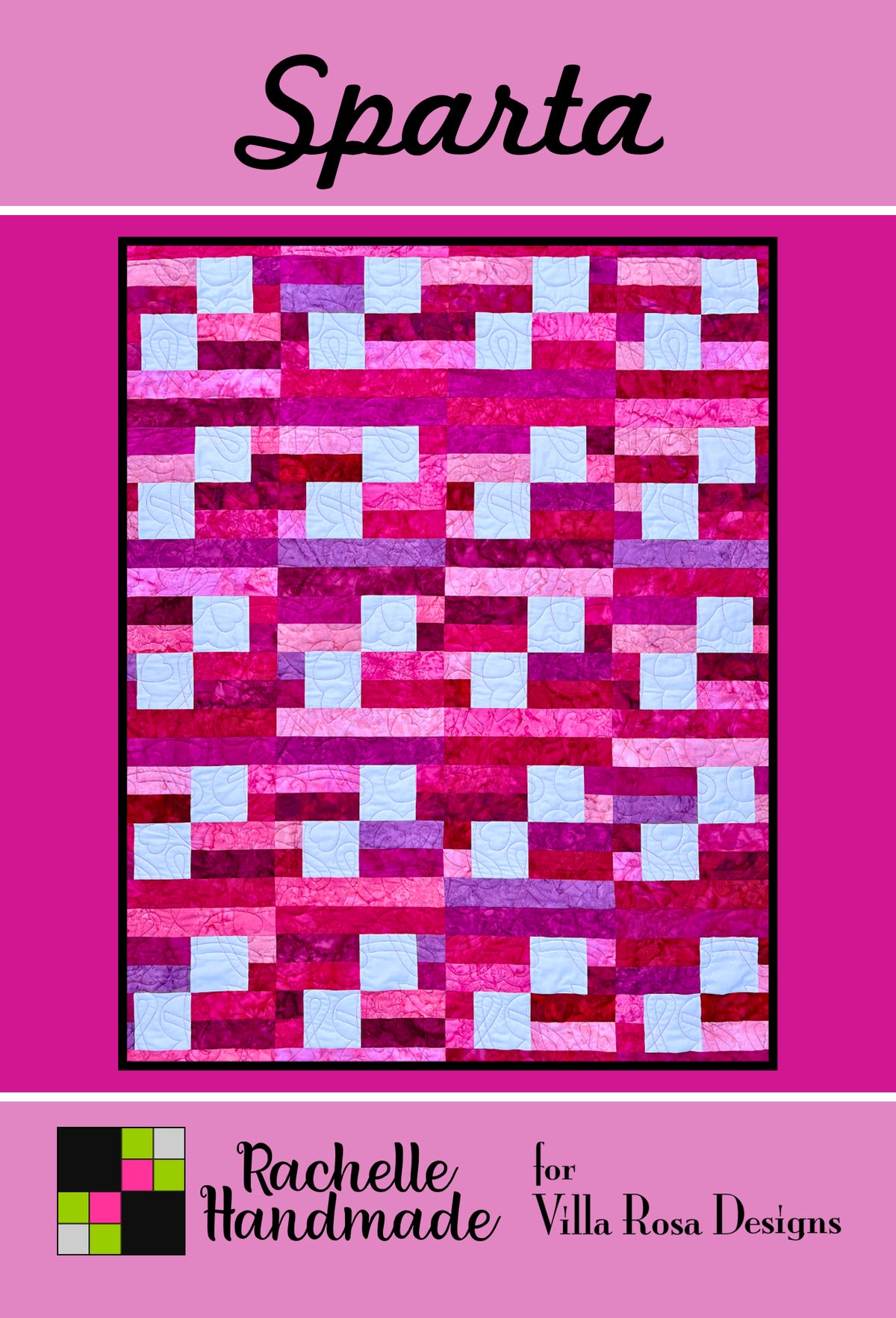 Villa Rosa Paper Pattern for Quilts