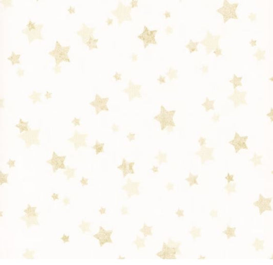 108" Star Spangled Americana Stars, White Wideback Cotton Fabric