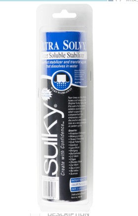 Sulky Ultra Solvy Water Soluble Stabilizer