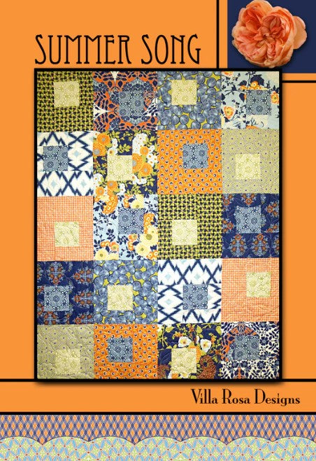 Villa Rosa Paper Pattern for Quilts