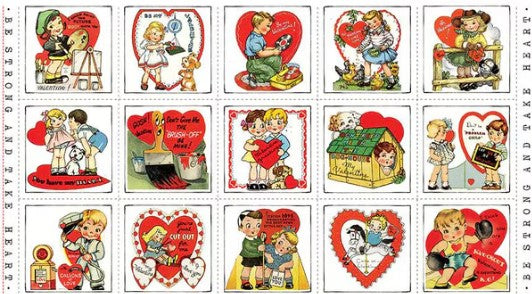 Take Heart Valentine Patch Panel Blocks from Riley Blake *