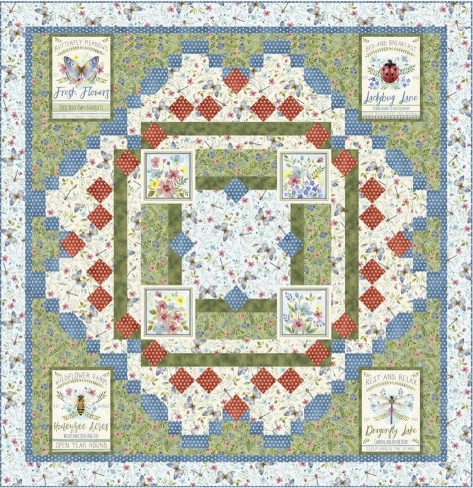 Wild Flower Farm Quilt Pattern by Pine Tree Country Quilts