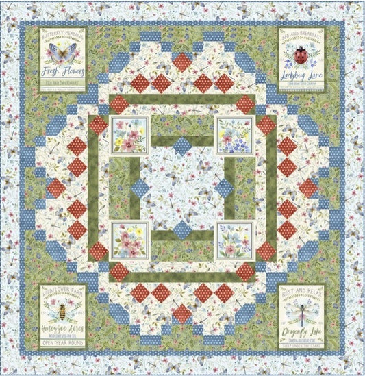 Wild Flower Farm Quilt Pattern by Pine Tree Country Quilts