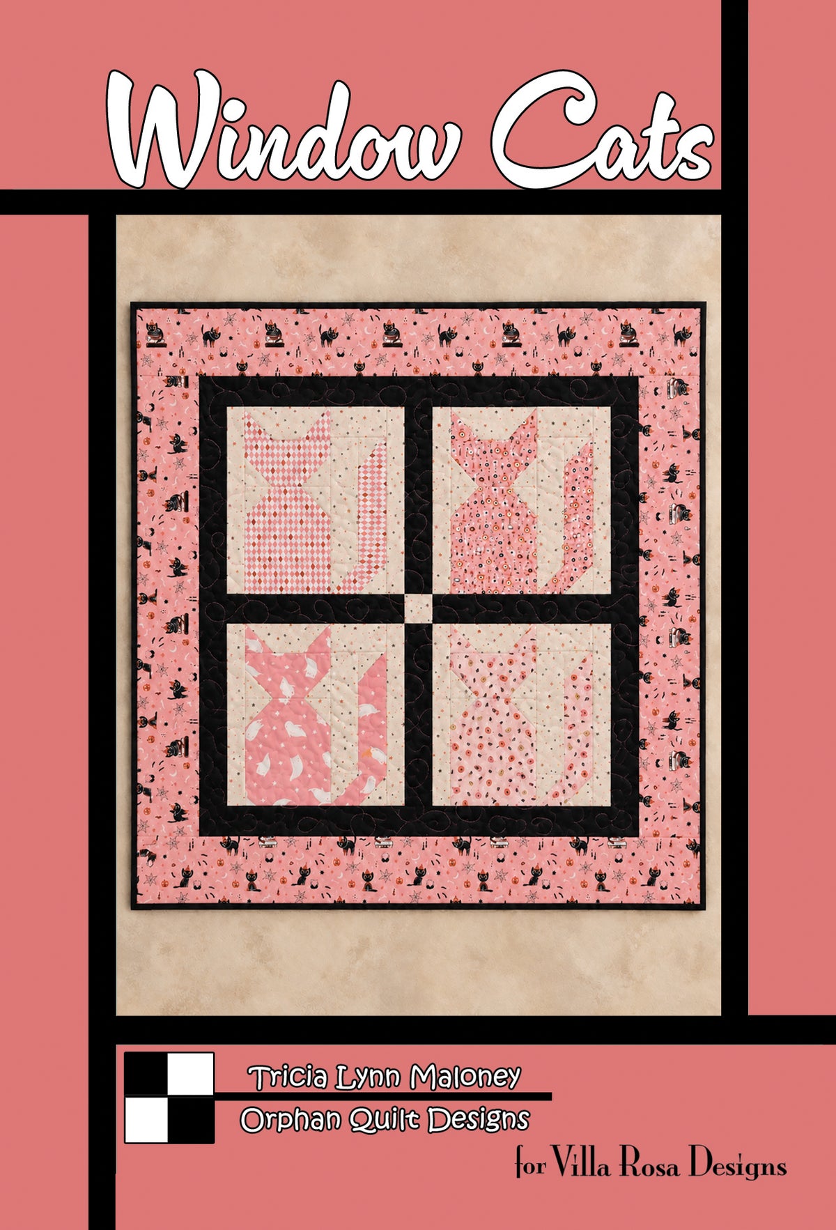 Villa Rosa Paper Pattern for Quilts