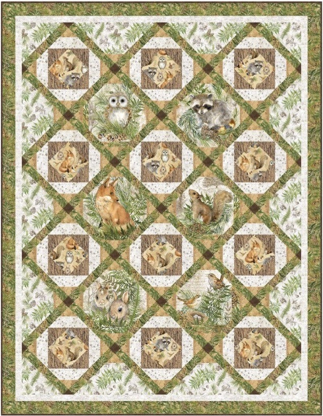 Woodland Trellis Quilt Pattern by Pine Tree Country Quilts