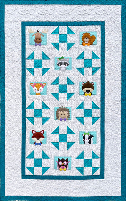 Woodland Animals PDF Download Quilt Pattern by Amy Bradley