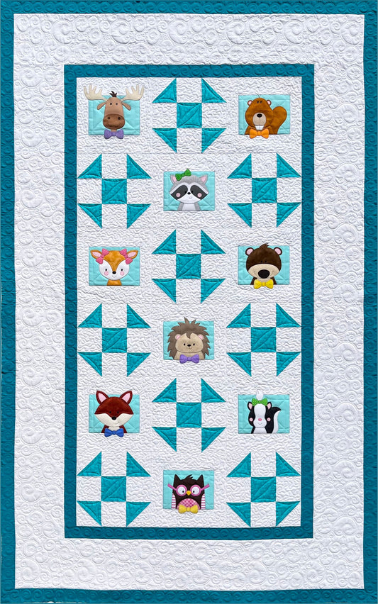 Woodland Animals PDF Download Quilt Pattern by Amy Bradley