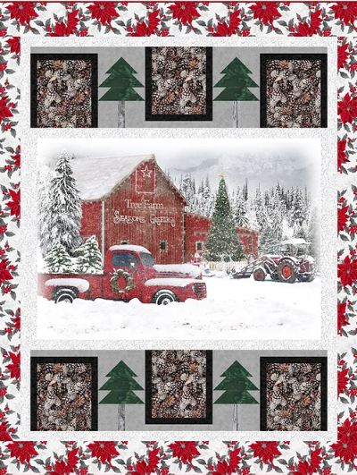 Four Corners PDF Download Panel Quilt Pattern by Quilting Renditions ...