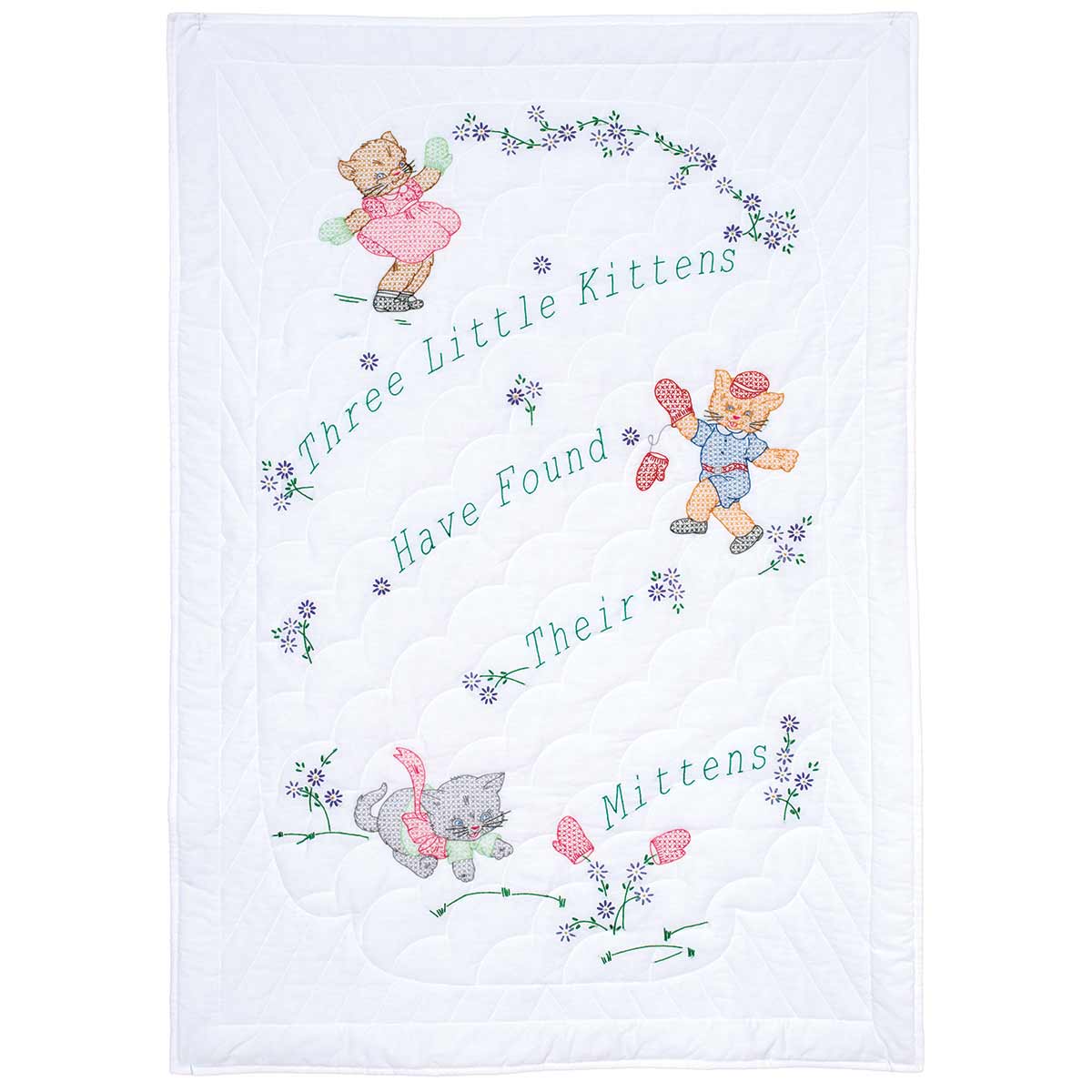 Crib Quilt Top Needle Art