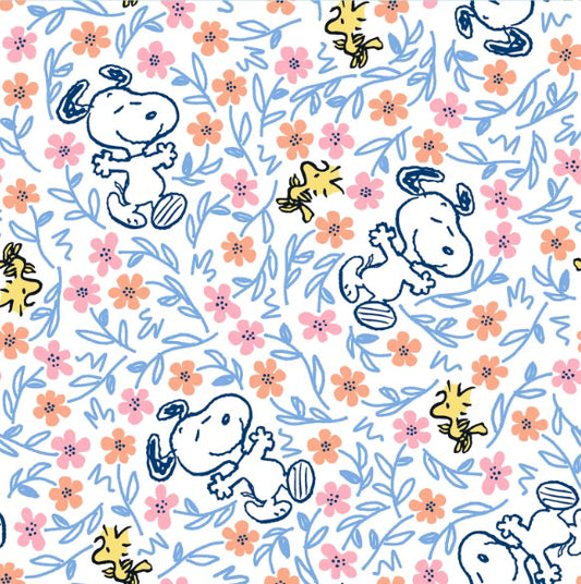 Snoopy Peanuts Dog Cotton Fabric