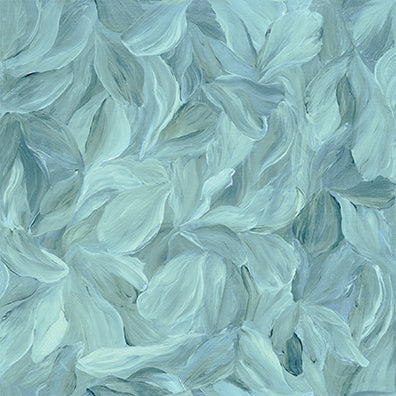 Winter Garden blue fabric by Northcott