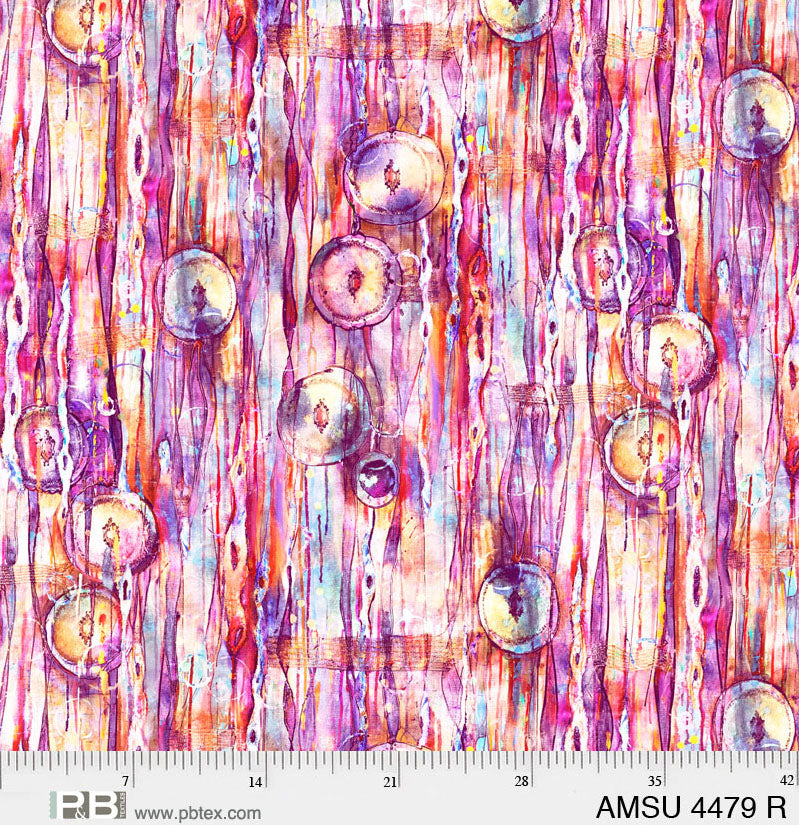 A Million Suns Red Wide 108" Wide Backing *