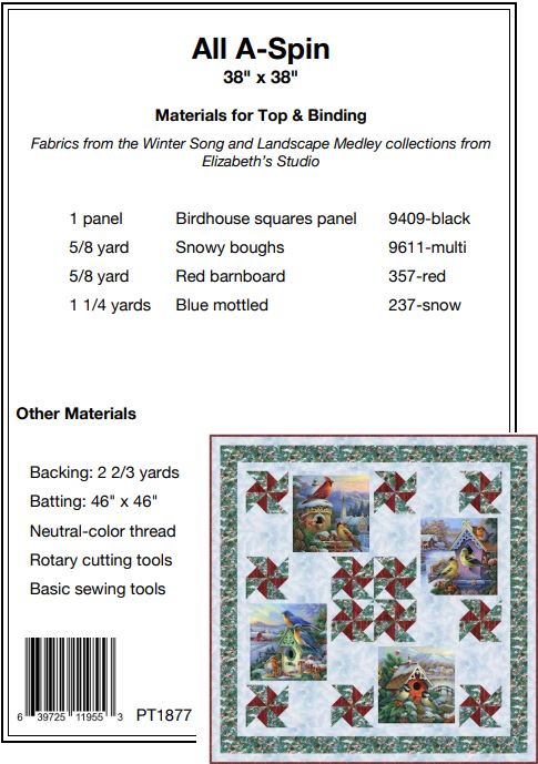 All A Spin PDF Download Quilt Pattern by Pine Tree Country Quilts