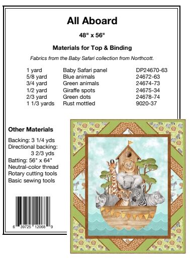 All Aboard PDF Download Quilt Pattern by Pine Tree Country Quilts