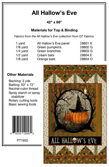 All Hallow's Eve PDF Download Quilt Pattern by Pine Tree Country Quilts