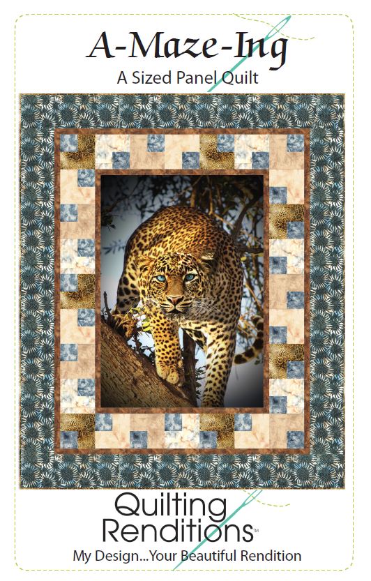 Amazing PDF Download Panel Quilt Pattern by Quilting Renditions