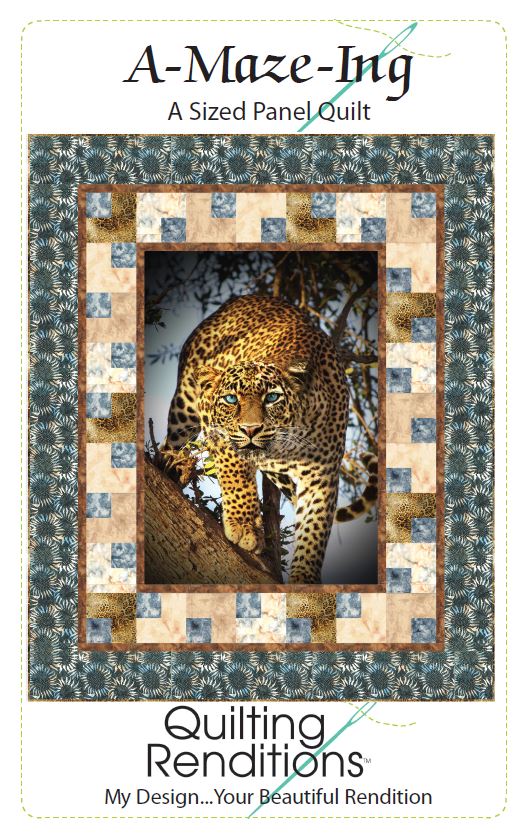Amazing PDF Download Panel Quilt Pattern by Quilting Renditions
