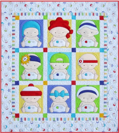Babies Nine PDF Download Quilt Pattern by Amy Bradley