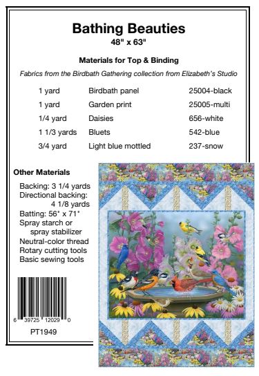 Bathing Beauties PDF Download Quilt Pattern by Pine Tree Country Quilts