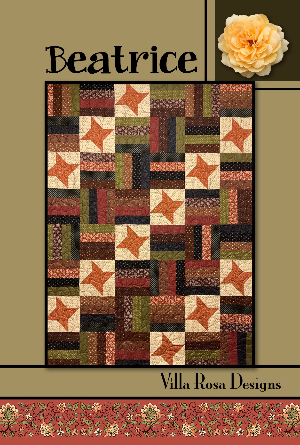 Beatrice PDF Quilt Pattern by Villa Rosa Designs